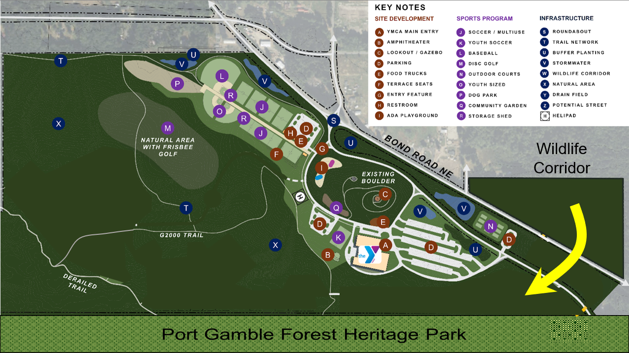 North Kitsap United landscape map