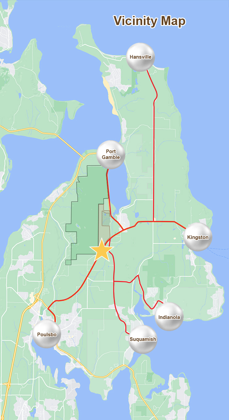 Map showing the NKU property location relative to surrounding areas